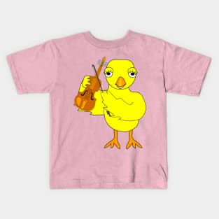 Violin Chick Kids T-Shirt